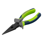 Длинногубцы прямые 160 мм, фосфатирование, трехкомпонентные рукоятки Сибртех