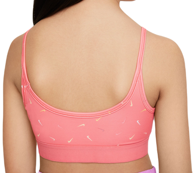 Топ для девочки теннисный Nike Dri-Fit Trophy Light-Support Sports Bra - sea coral