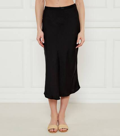 Сатиновая юбка DKNY - черный(DJ4K9510)