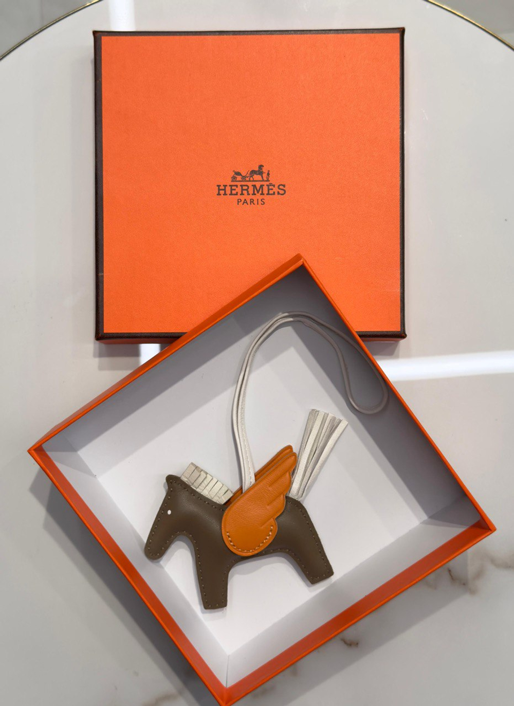 Брелок для сумки Hermes