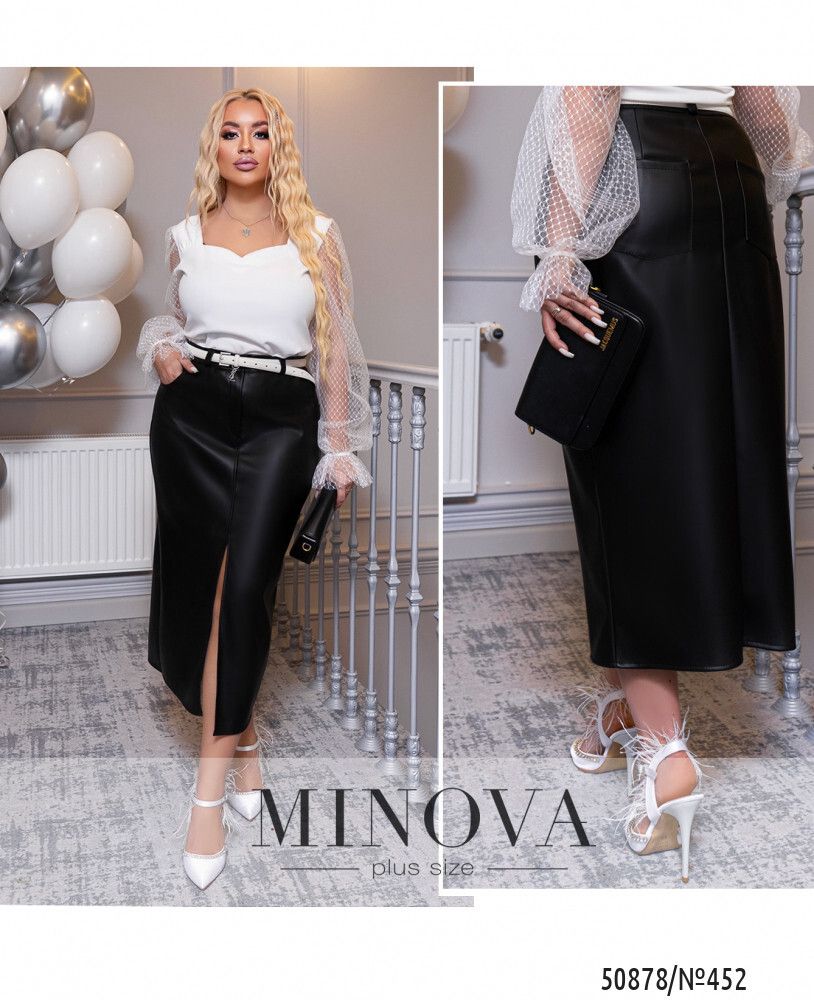 Юбка 452-черный Minova