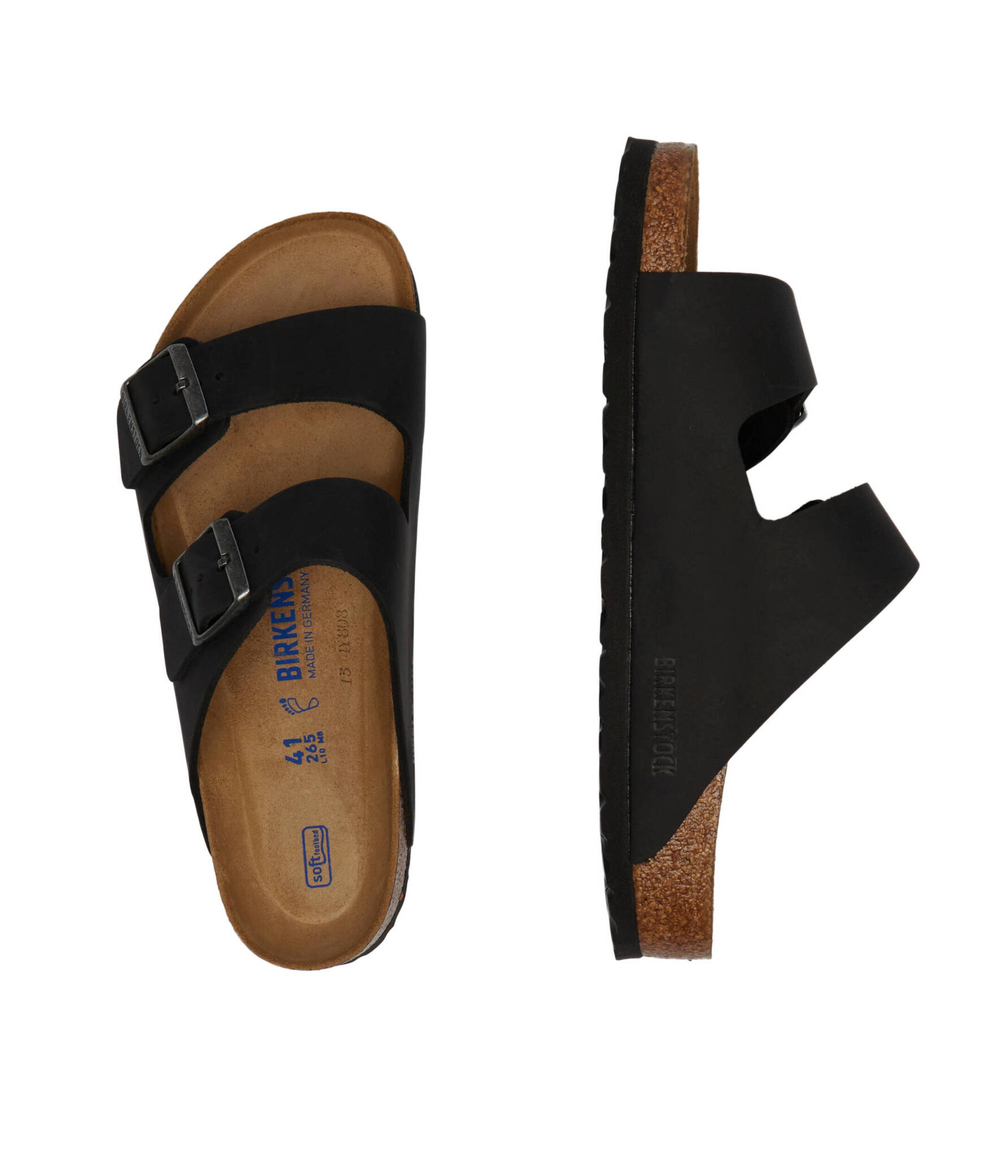 Кожаные шлепанцы arizona Birkenstock - темно-синий(752481)