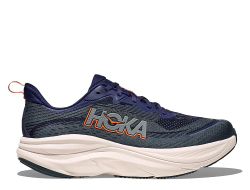 Мужские беговые кроссовки Hoka Skyflow M тёмно-синего/оранжевого цвета