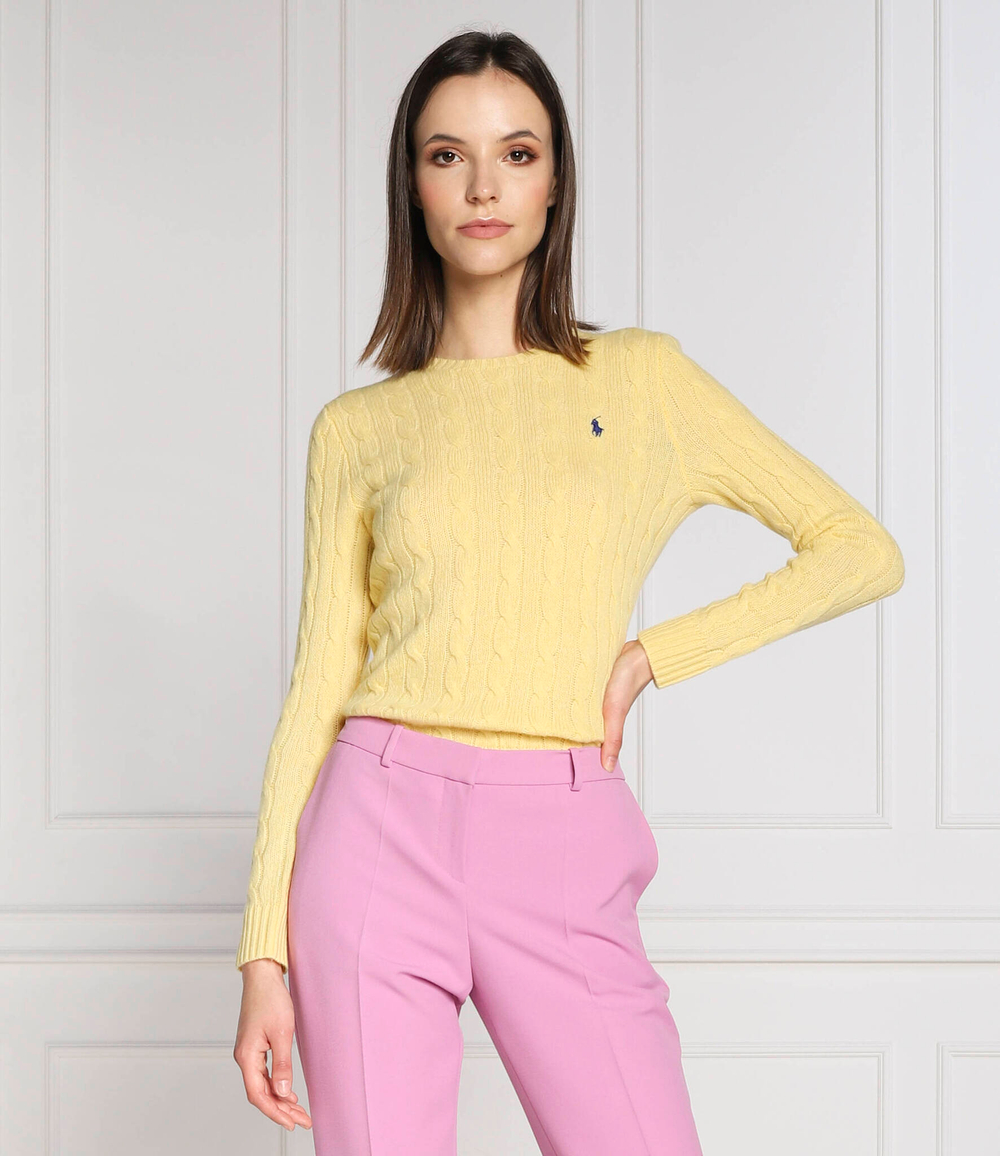 Хлопковый свитер POLO RALPH LAUREN - желтый(211875831)