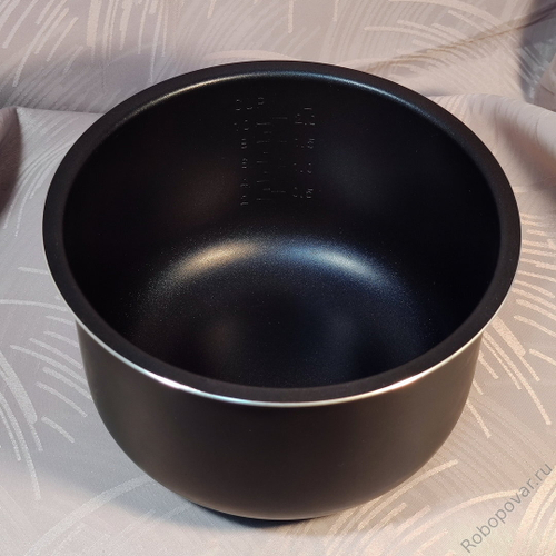 Чаша с керамическим покрытием для мультиварок на 5 литров круглое дно