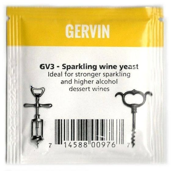 Винные дрожжи Gervin &quot;Sparkling Wine GV3&quot;, 5 г