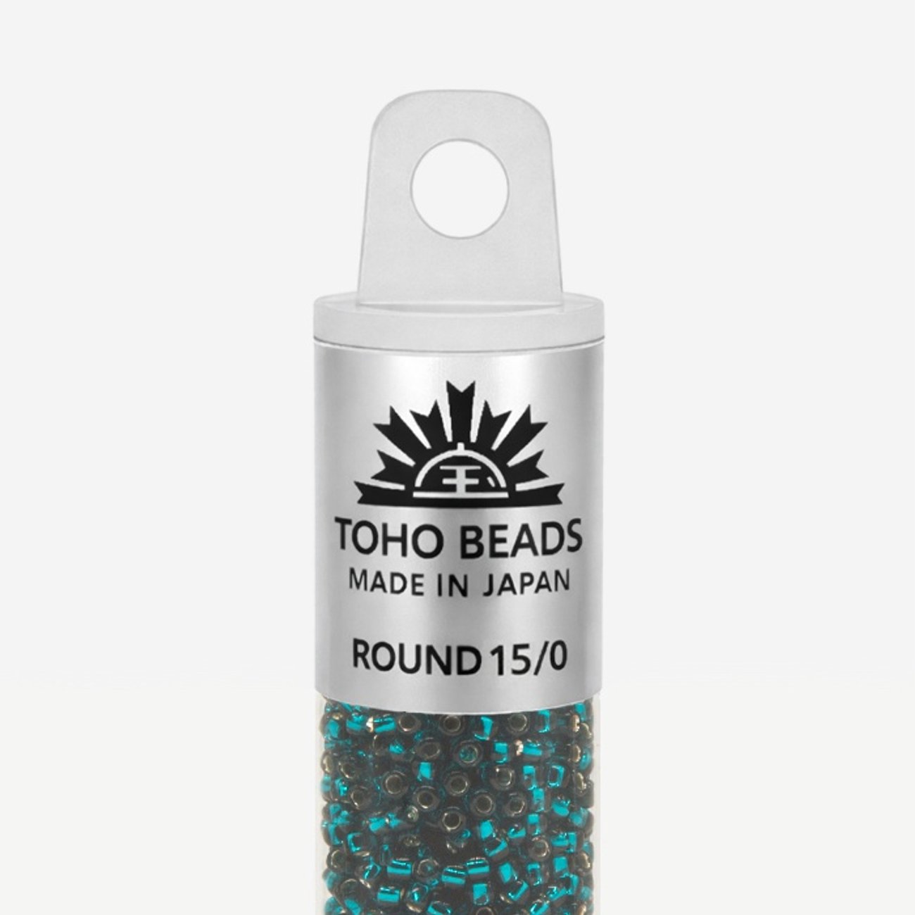 Японский бисер TOHO Round 15/0 (№27BD), с внутренним серебрением, прозрачный