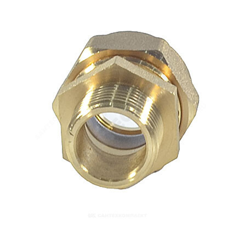 Муфта латунь 15Aх3/4" обжим/НР STAHLMANN SSML1503/4BEF