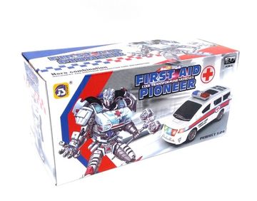 Музыкальная машина-трансформер 2в1 Скорая помощь