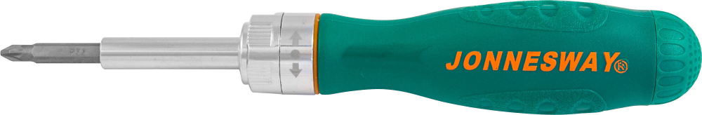 DR0107S Рукоятка отверточная трещоточная в наборе с битами, 7 предметов