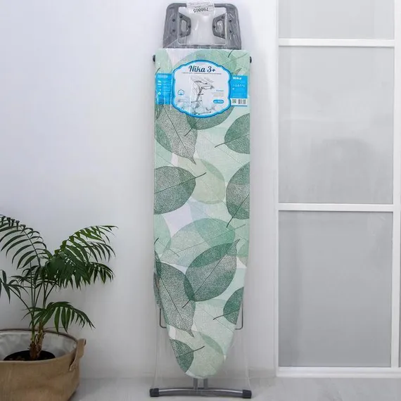 Доска гладильная Nika «Ника 3+», 122×35 см, два положения высоты 70,85 см, рисунок МИКС