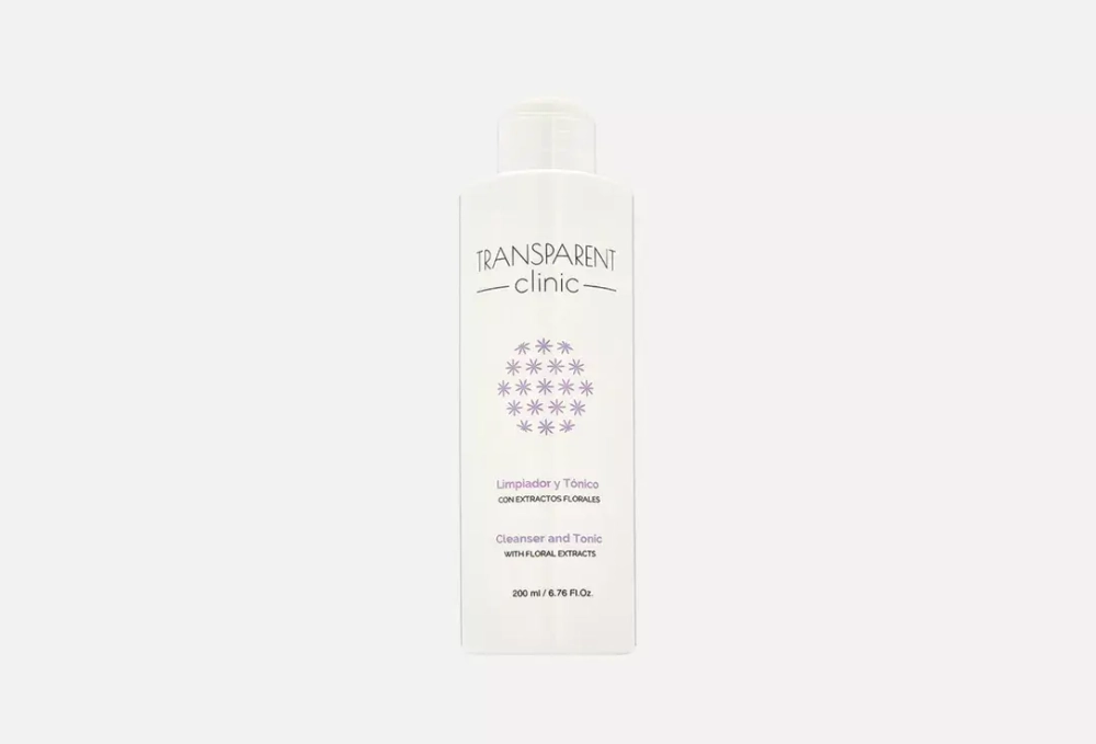 Очищающий тоник | TRANSPARENT clinic Cleanser and Tonic, 200мл