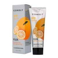 Пенка для умывания кремовая витаминизирующая с экстрактом юдзу Consly Yuja Revitalizing Creamy Cleansing Foam 100мл