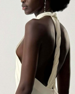 Платье с перекрутом на спине Etrette