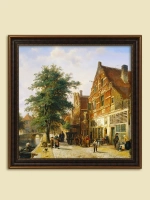 Картина серии "Голландия" настенная для интерьера 46*46 см