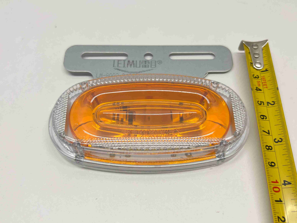 24V / Боковые Светодиодные габаритные фонари, 24 вольта, оранжевый, ОптиЛюм, LEIMU (за 1 шт.) -