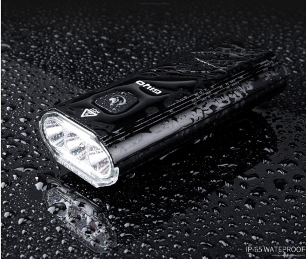 Фара GIYO Y88 передняя с подзарядкой,LED T6*3