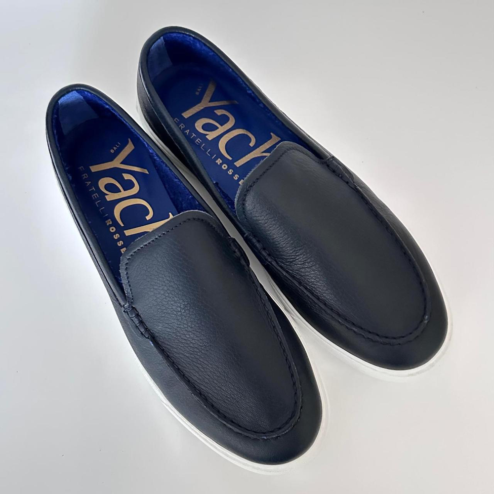 Лоферы мужские Fratelli Rossetti кожаные синие