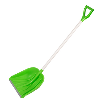 Лопата для уборки снега пластиковая Profi, 415 х 445 х 1500 мм, алюминиевый черенок, Сибртех