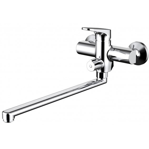 F6191238CP-01L-RUS Смеситель для ванны с душем излив 300мм(184886)