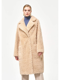 Шуба чебурашка тедди пальто, SilverFox (арт. S1177rm02bz)