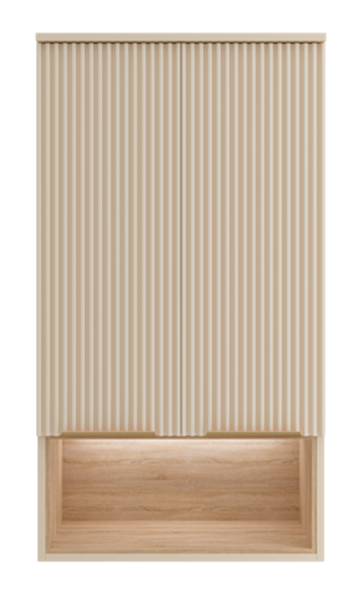 Шкаф Brevita Enfida 60 над стиральной машиной подвесной (бежевый)