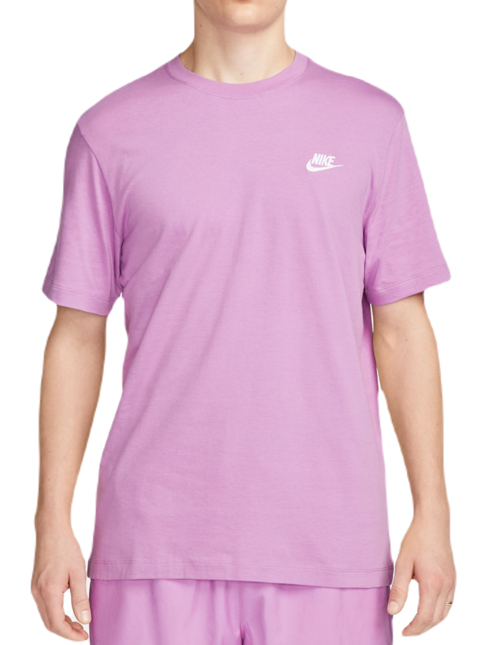 Мужская теннисная футболка Nike Sportswear Club T-Shirt - rush fuchsia