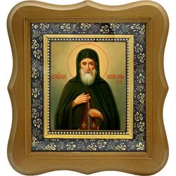 Нестор Печерский, Некнижный преподобный. Икона на холсте.