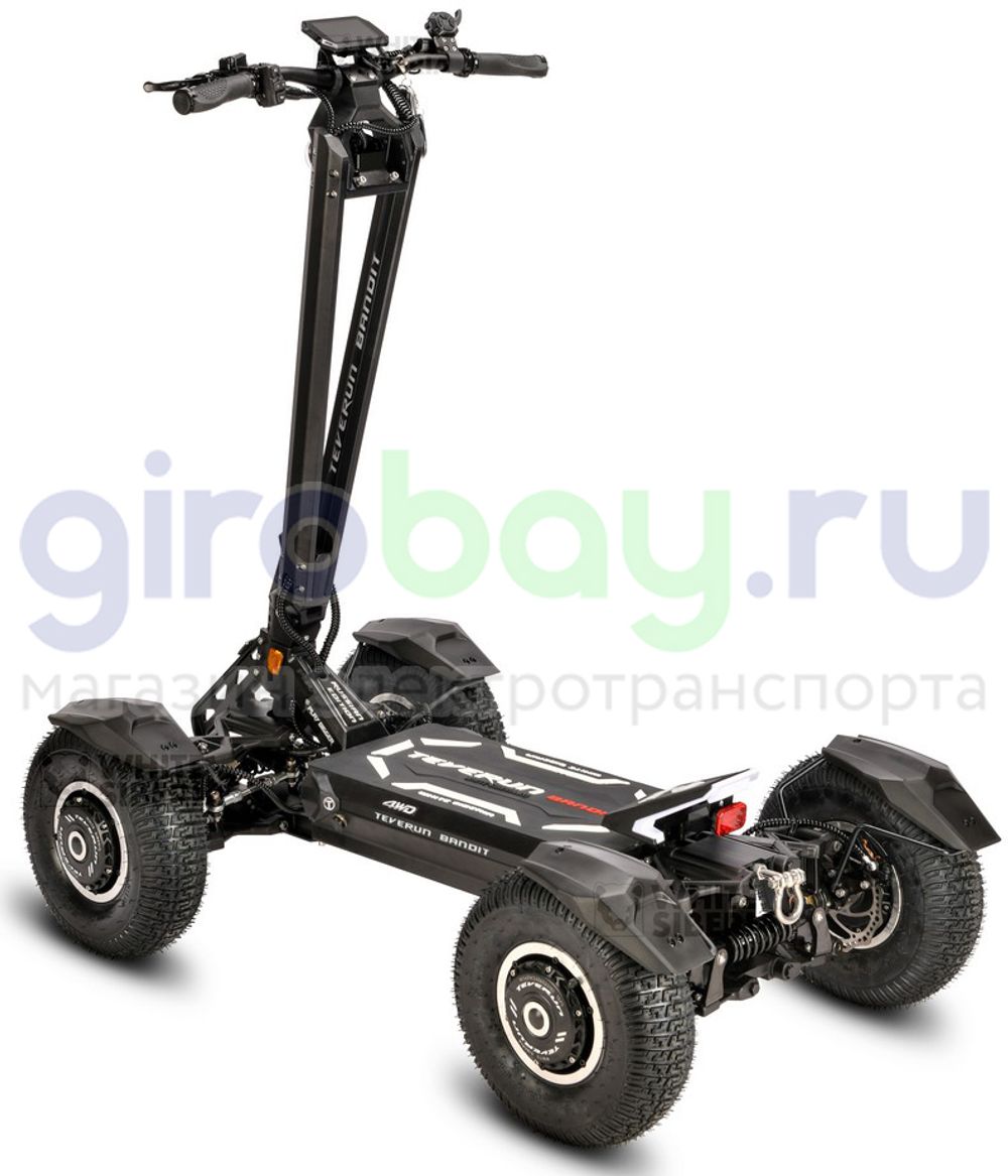 Электросамокат WHITE SIBERIA TEVERUN BANDIT 4x4 7200W 60V/60AH фото №3