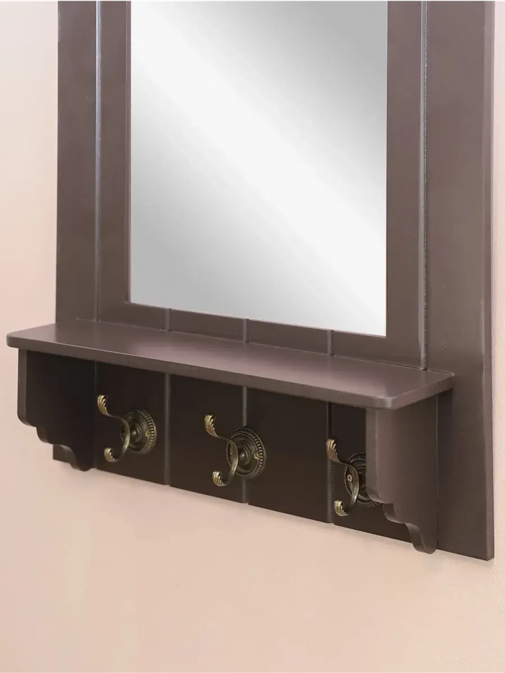 Зеркало настенное с полкой "Прованс"