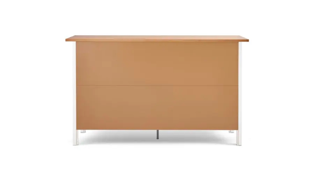 Комод с 8 ящиками - аналог IKEA HEMNES / ХЕМНЭС/ ХЕМНЕС / КЫМОР / ИКЕА 160х95х50 см, белый/светло-коричневый