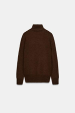 100% ЭКСТРА МЯГКИЙ ШЕРСТЯНОЙ СВИТЕР - ZARA