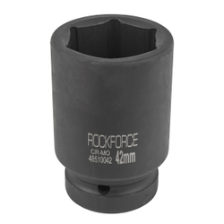 Головка ударная глубокая 42мм 1''6гр. RockForce##Rock FORCE RF-48510042