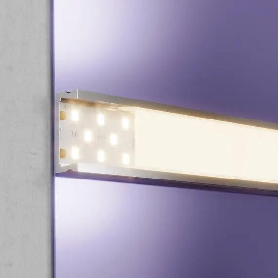 Светодиодная лента 24В 2835 27Вт/м 3000K 5м IP20 19мм Led Strip 20031