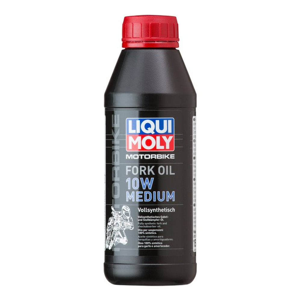 Liqui Moly, fork oil 10W medium. 500cc