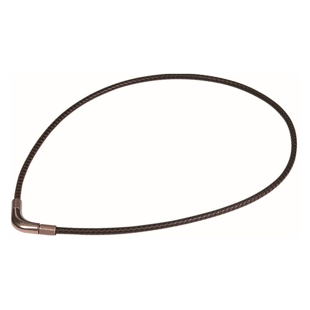 Ожерелье PHITEN NECKLACE METAX CHOPPER MODEL, коричневое