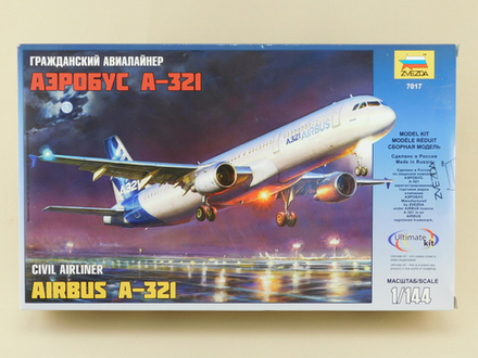 Сборная модель Airbus А-321 (М1:144)