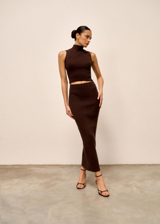 Топ CLARE, шоколадный