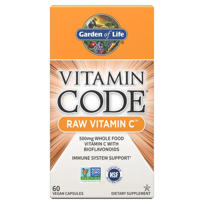 Витамин C, Vitamin Code RAW Vitamin C, Garden of Life, 120 капсул