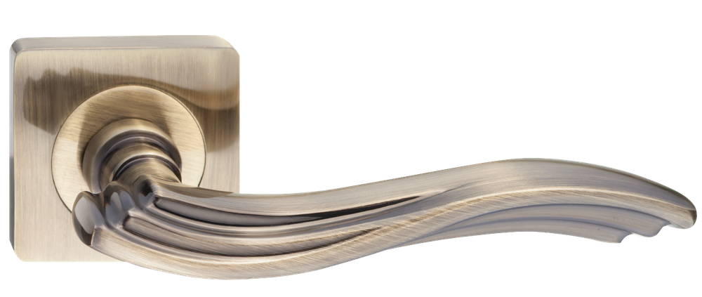 Ручка квадрат Ренц DH 58-02 AB Джулия, цвет бронза античная ЦАМ (гарантия - 10 лет)