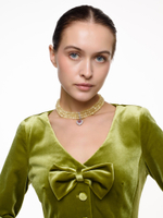 Колье "Yellow Heart" Silver