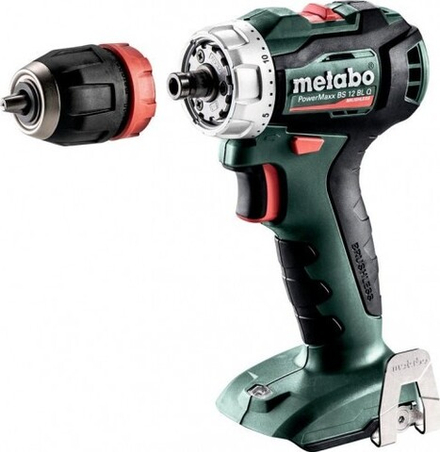 Дрель-шуруповерт аккумуляторная METABO PowerMaxx BS 12 BL Quick бесщеточная, без АКБ и ЗУ 601039890