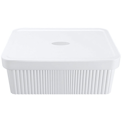 Лоток с крышкой "velvet", 380х270х144 мм, 13л (белый)