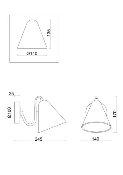 Бра Freya FR8001WL-01WG