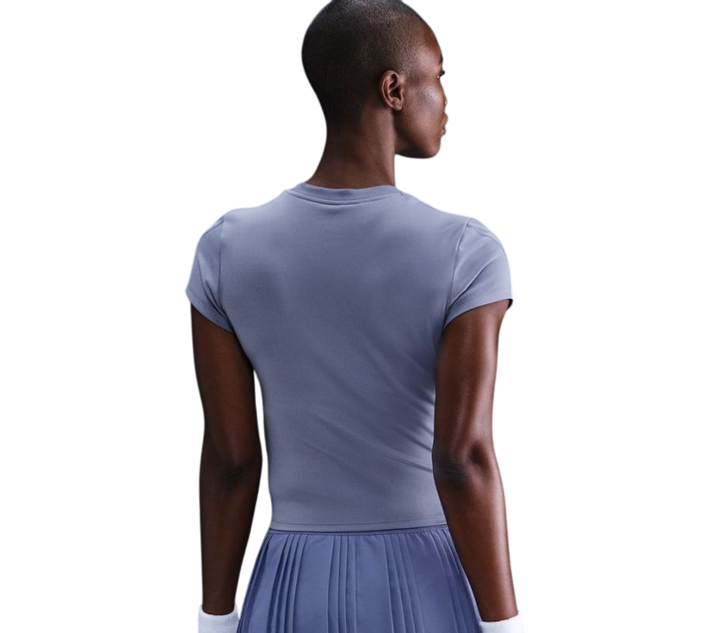 Женская теннисная футболка Nike Court Advantage Dri-Fit Short-Sleeve - world indigo/world indigo