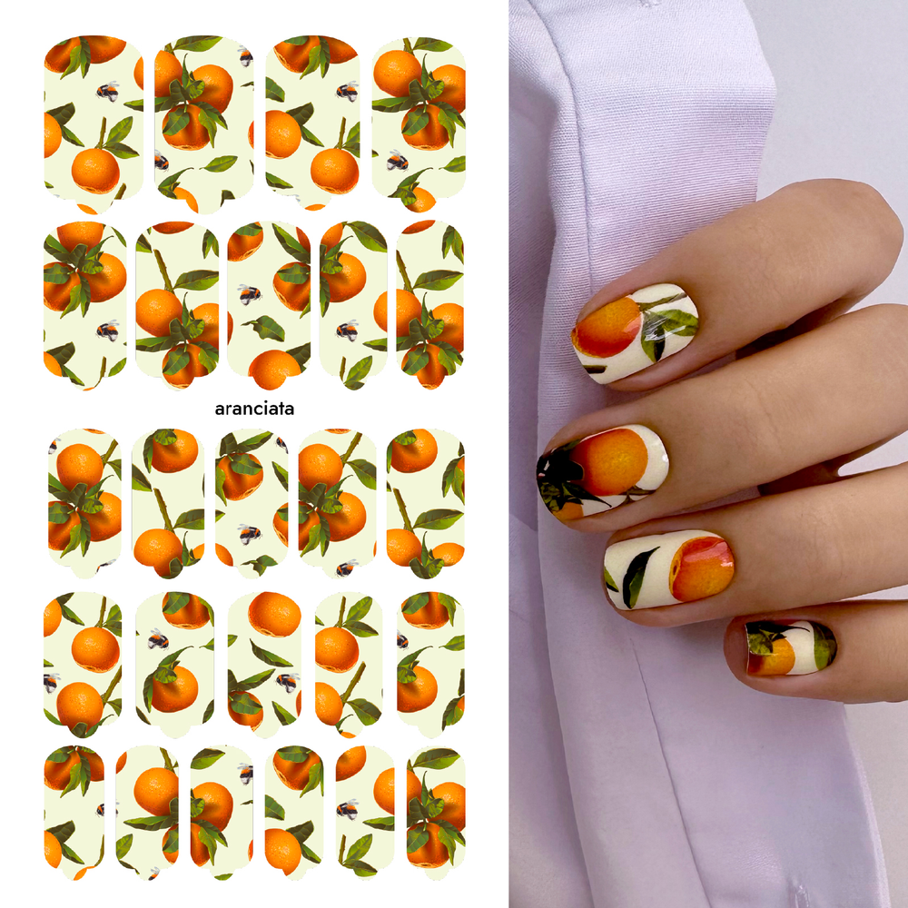 Плёнки для маникюра by provocative nails aranciata