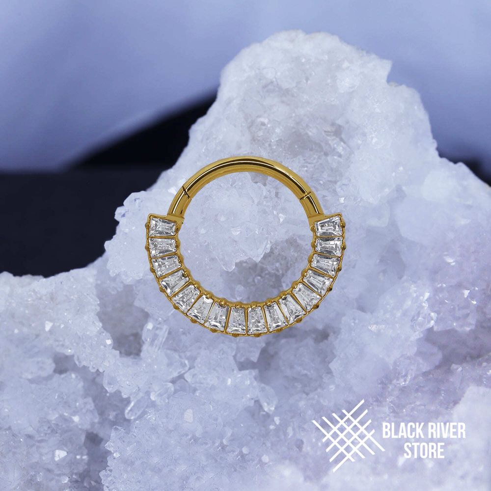 Кликер Syrma Crystal PVD Yellow 1.2мм