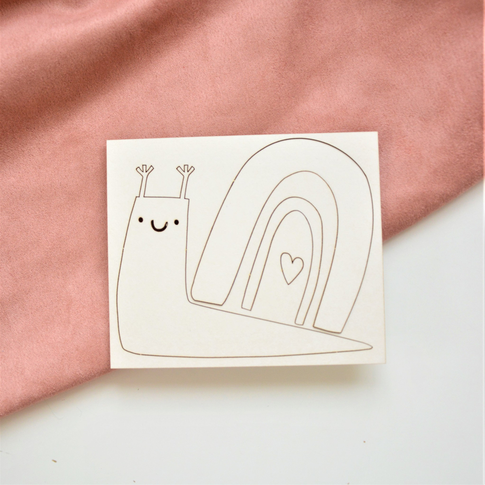 Заготовка для тиснения "Улитка"