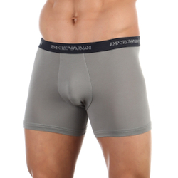 Мужские трусы боксеры (черный, серый) набор из 2-х штук Emporio Armani 111210_CC717 03320