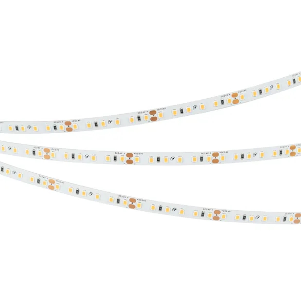 Светодиодная лента RT-A120-8mm 24V Pink (9.6 W/m, IP20, 2835, 5m) (Arlight, -) 043380